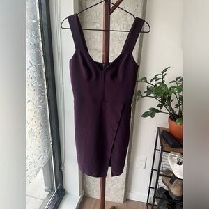 Amanda Uprichard Purple Mini Dress Size Medium